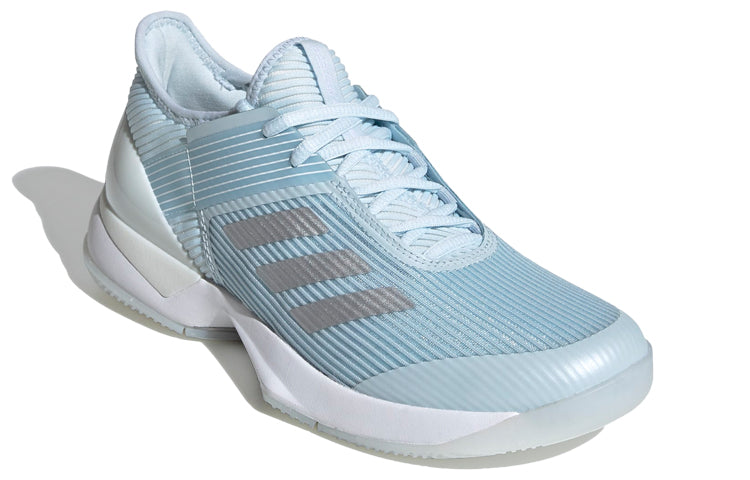 (WMNS) adidas Ubersonic 3 Hard Court Shoes Blue/White FU8149
