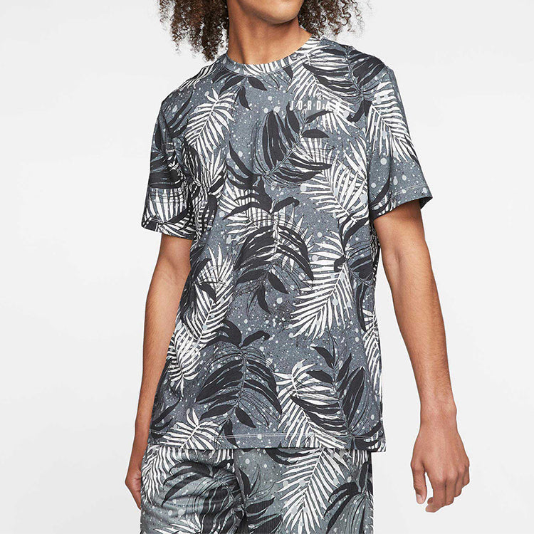 Air Jordan POOLSIDE Printing Sports Tops Black CQ2063-010
