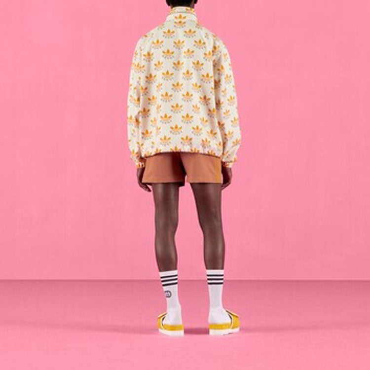 Gucci x adidas Trefoil Print Jacket 'Ivory' 696651-Z8A2I-9233