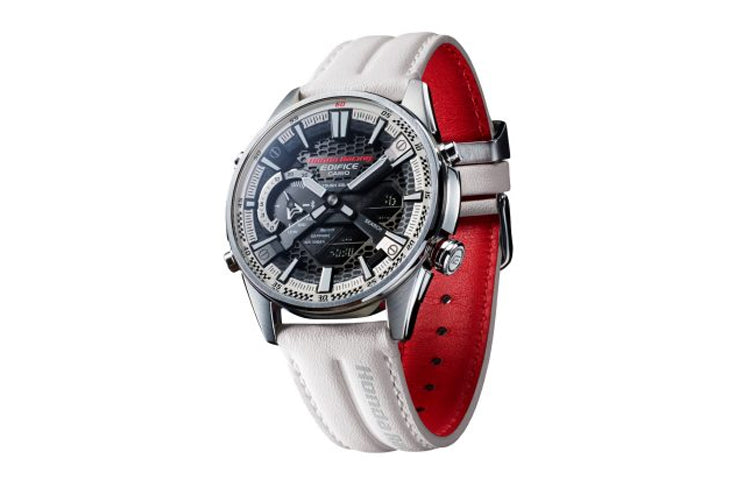 Casio Edifice Smart Analog-Digital Watch 'Silver Black Red' ECB-S100HR-1APR
