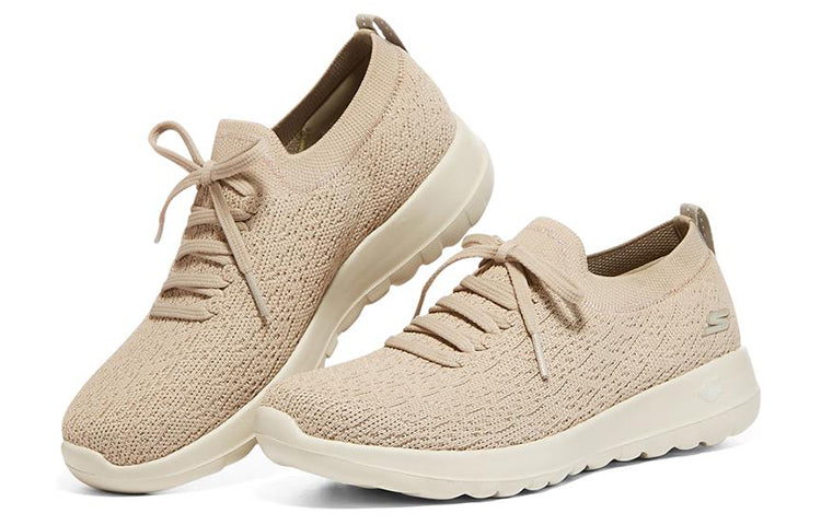 (WMNS) Skechers Go Walk Joy 'Beige White' 124700-TPE