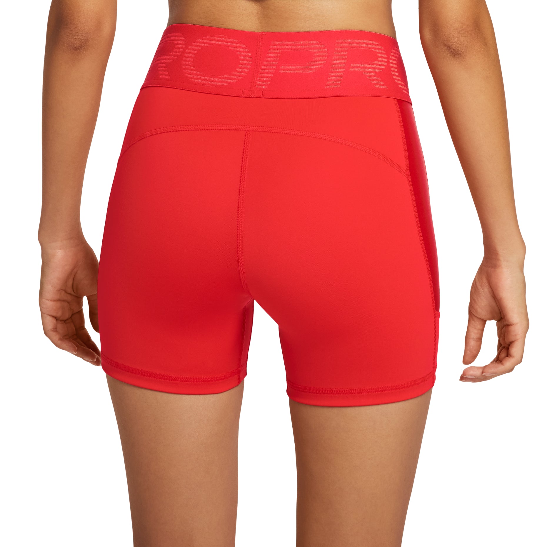 (WMNS) Nike Pro Sculpt Dri-Fit High Waisted Biker Shorts 'Light Crimson' HV2367-633
