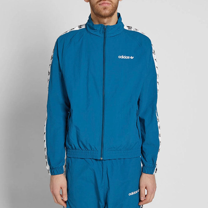 adidas Originals Vintage Track Jacket With Taped Side Stripe 'Blue' CE4827