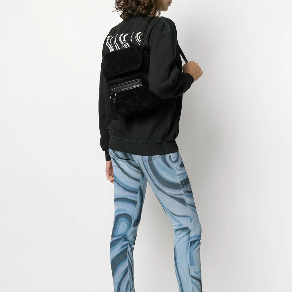 (WMNS) Off-White Montone Binder Backpack Black OWNB007E19E850771000