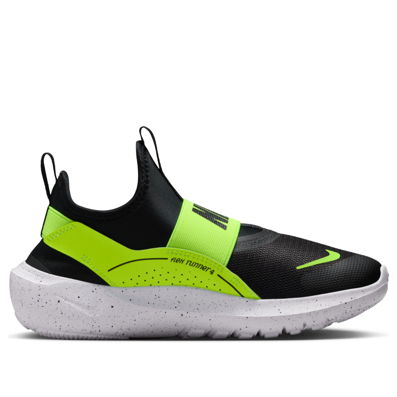 (GS) Nike Flex Runner 4 'Black Volt White'  IF2893-003