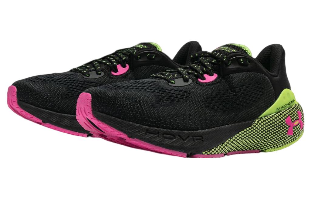 Under Armour HOVR Machina 3 'Black Lime Pink' 3025650-005