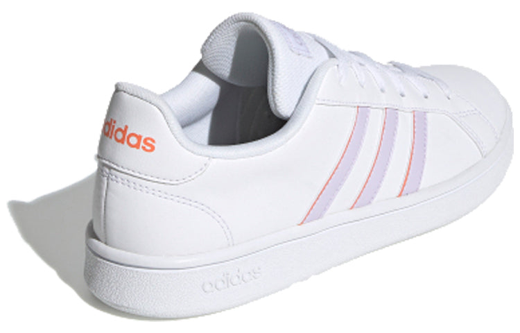 (WMNS) adidas neo Grand Court Base 'White Purple' EG4029