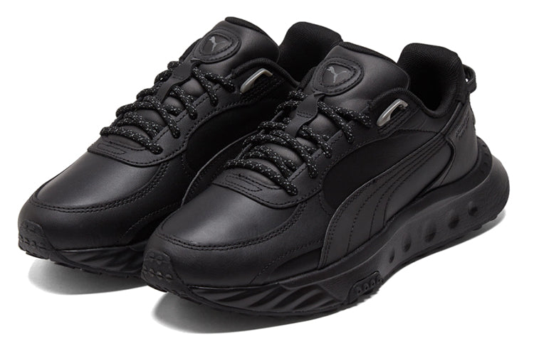 PUMA Wild Rider Reflective Black Running Shoes Black 383728-02