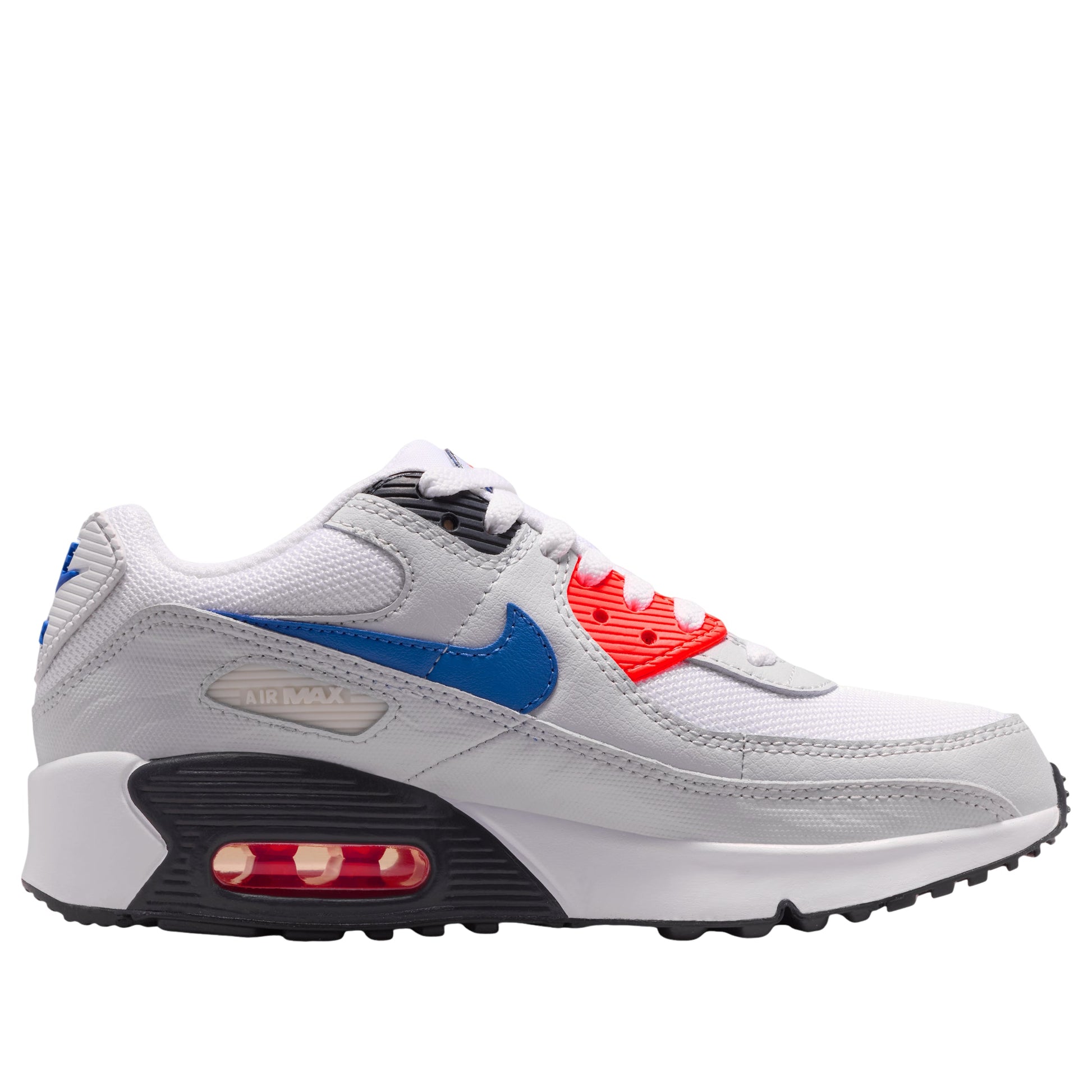 (GS) Nike Air Max 90 SE 'White Bright Crimson Royal' IR3589-100
