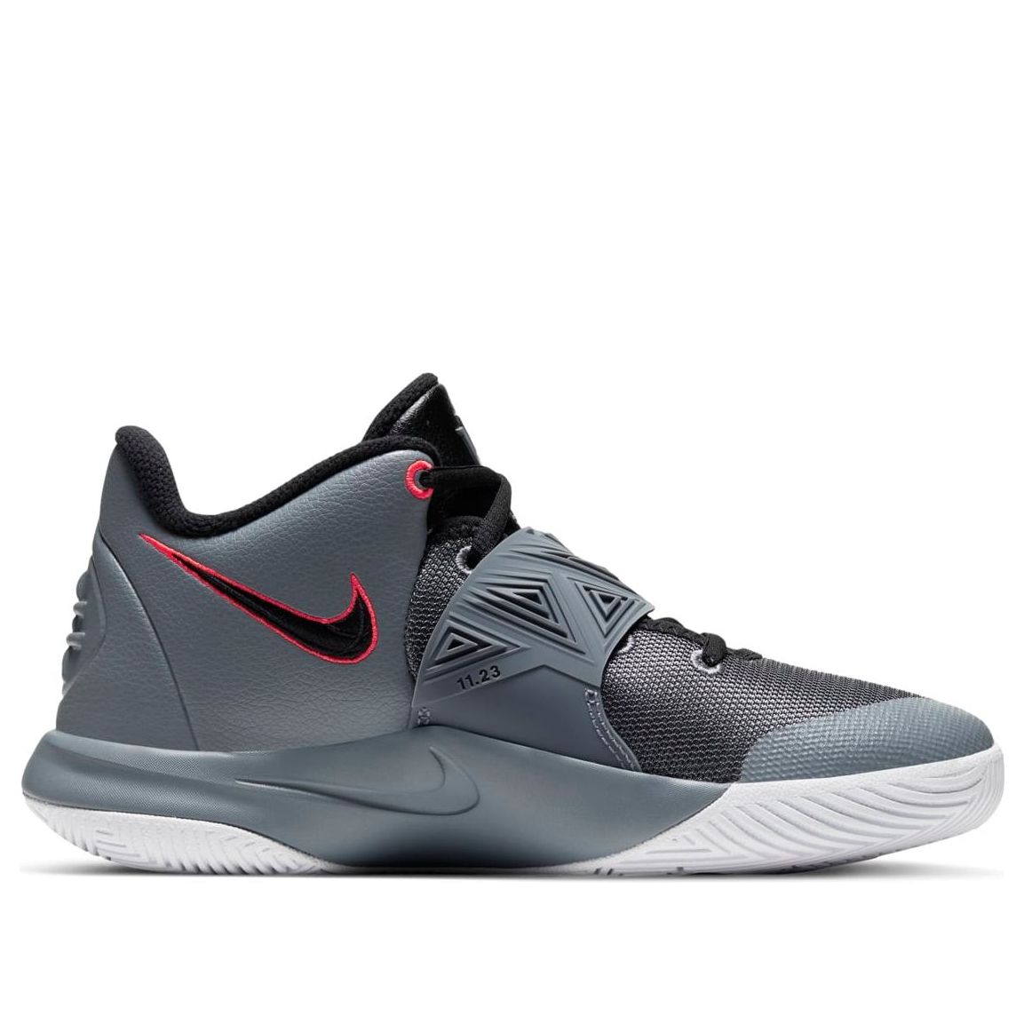 (GS) Nike Kyrie Flytrap 3 'Cool Grey Bright Crimson' BQ5620-004