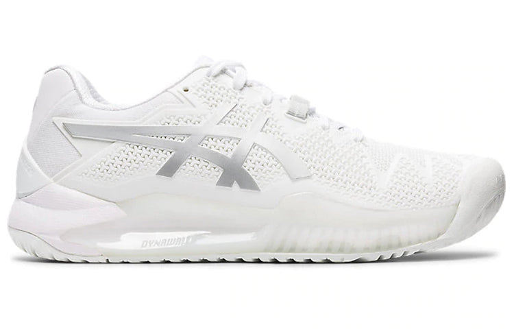 (WMNS) ASICS Gel Resolution 8 'White Pure Silver' 1042A072-100