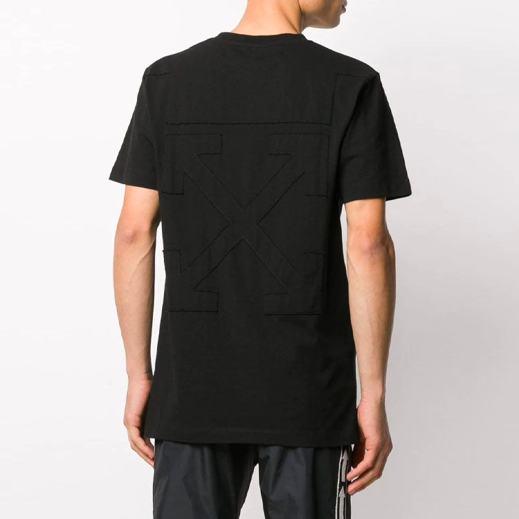 Off-White Patch Arrow Short Sleeve Black OMAA027R201850321091
