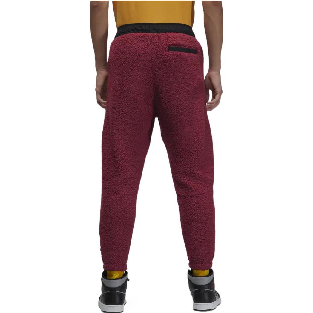 Air Jordan Colorblock Embroidered Drawstring Elastic Waistband Bundle Feet Sports Pants Men's Red DV1570-680