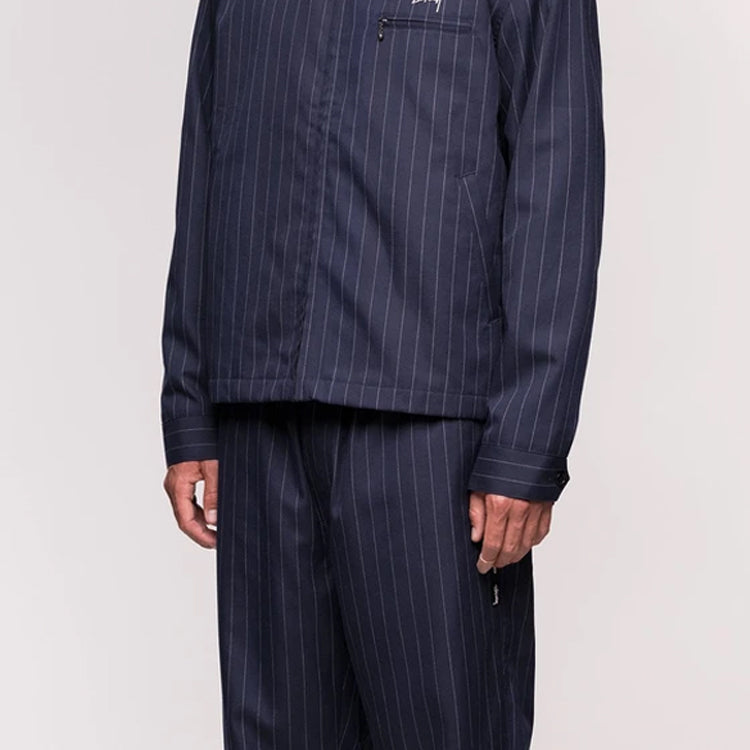 Stussy x CDG Pin Striped Beach Pant 'Navy' 316058