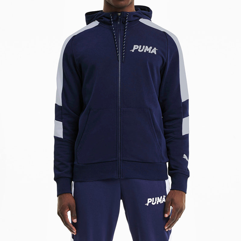 PUMA Modern Sports Full-Zip Jacket 'Navy' 585186-06