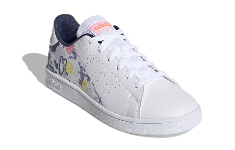 (GS) adidas Advantage K 'White Blue' EG2000