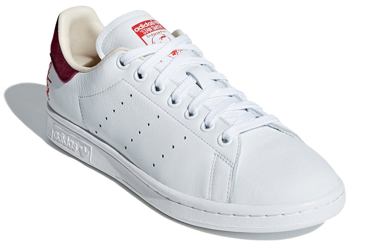 (WMNS) adidas originals Stan Smith 'White Red' G26323