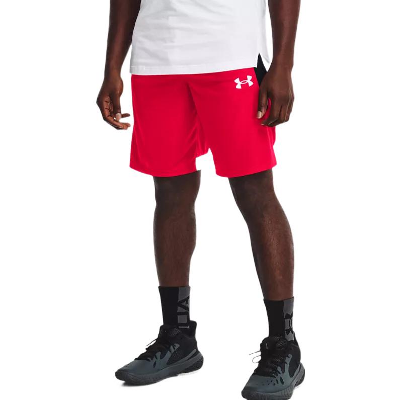 Under Armour Baseline 10 inch Shorts 'Red Black' 1370220-600