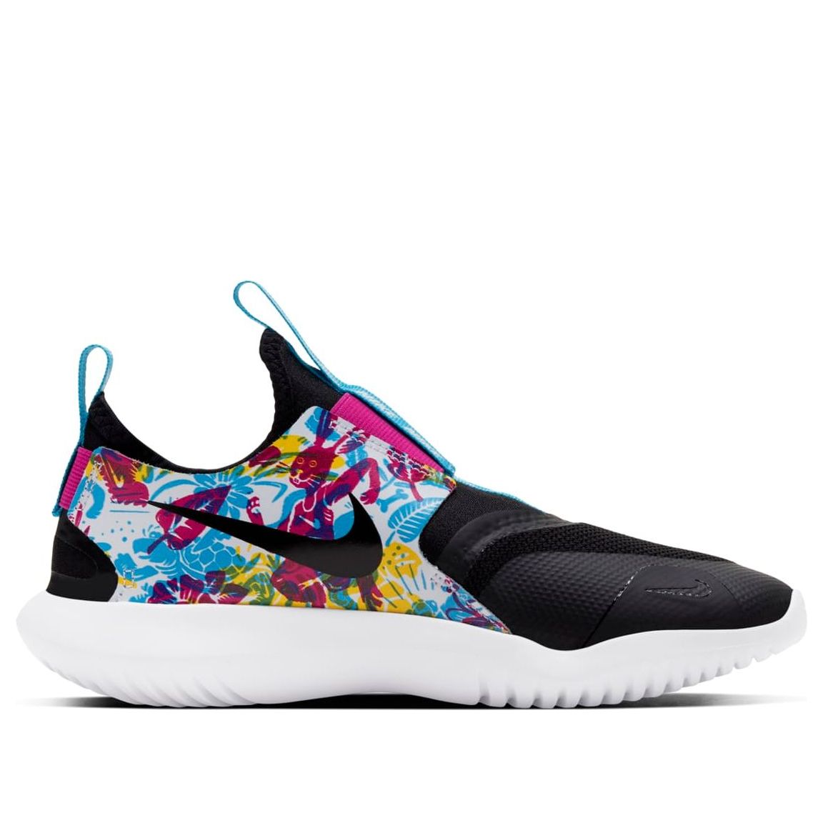 (GS) Nike Flex Runner Fable 'Black Multi' CJ2082-001