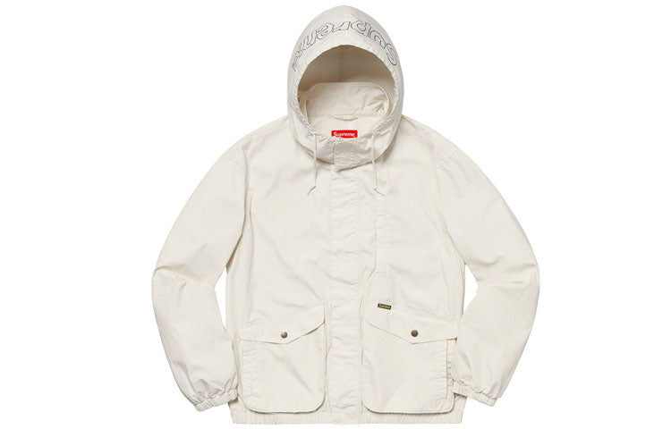 Supreme SS19 Highland Jacket Zipper waterproof Unisex White SUP-SS19-968