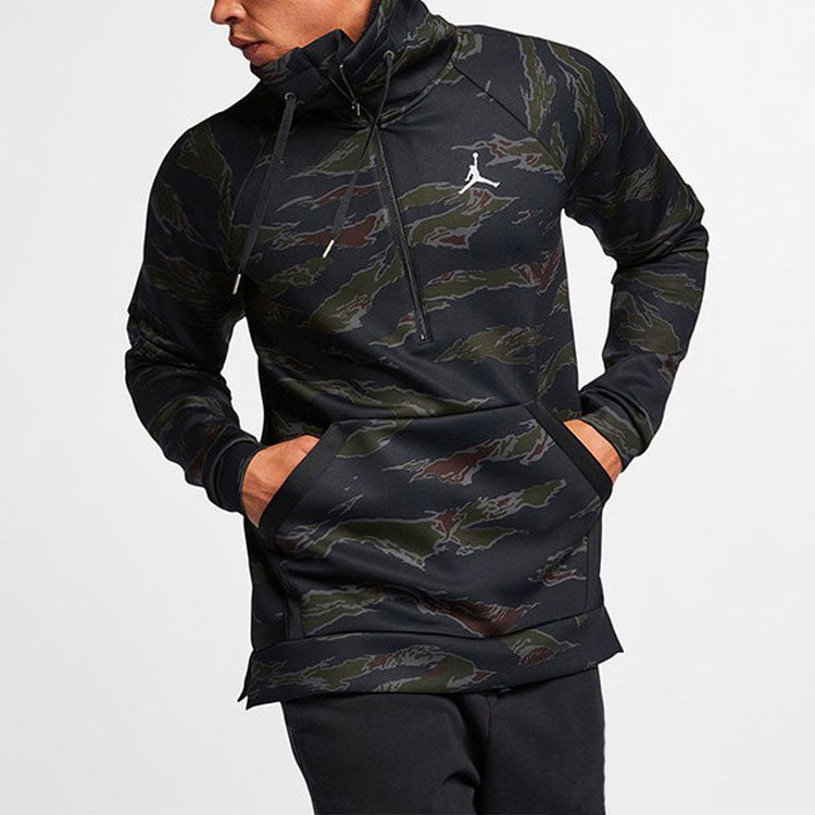 Air Jordan Athleisure Casual Sports Cardigan Pullover Jacket Camouflage AH6164-010