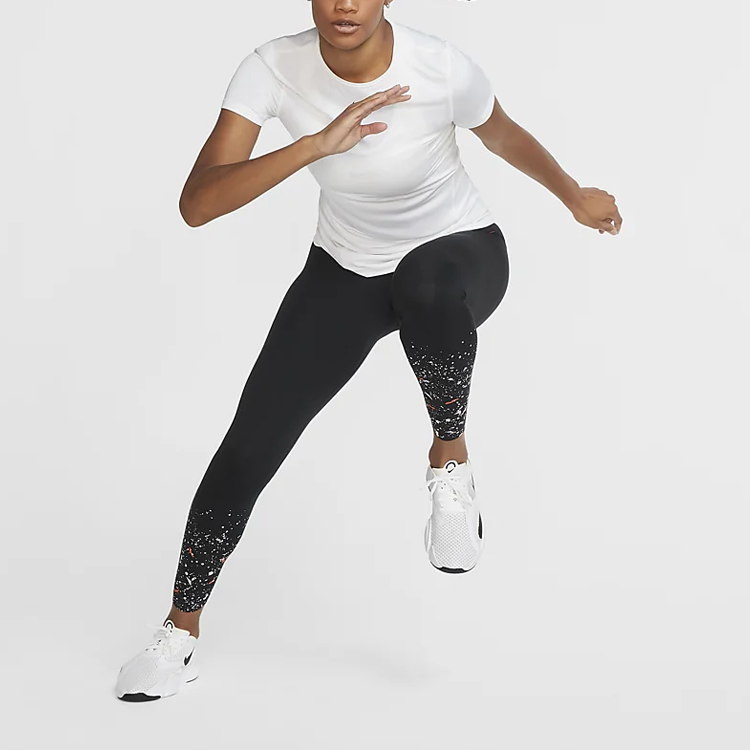 (WMNS) Nike x Li Na One Luxe Tights 'Black' CZ8651-010