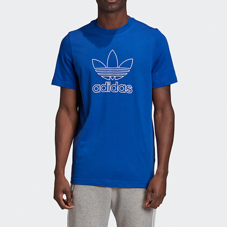adidas originals Trefoil Logo Short Sleeve Blue GF4098
