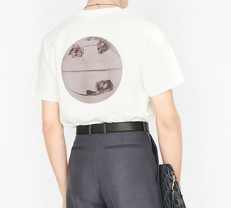 DIOR x DANIEL ARSHAM M Basketball Short Sleeve White 023J615C0554-C084