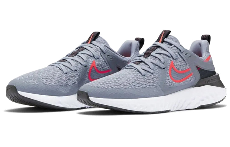 Nike Legend React 2 'Obsidian Mist Laser Crimson' AT1368-402