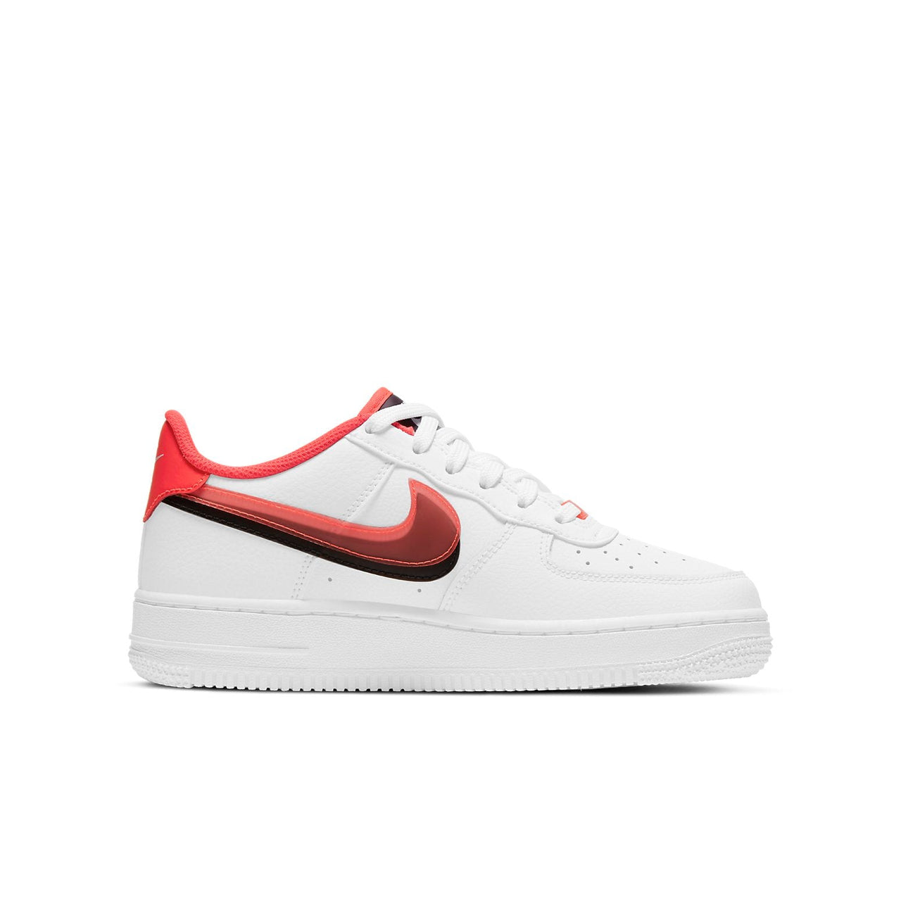 (GS) Nike Air Force 1 LV8 'Double Swoosh - Bright Crimson' CW1574-101
