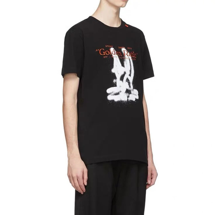 Off-White Harry the Bunny C/O Virgil Abloh Men's Black Cartoon Slim Black OMAA027R201850091001