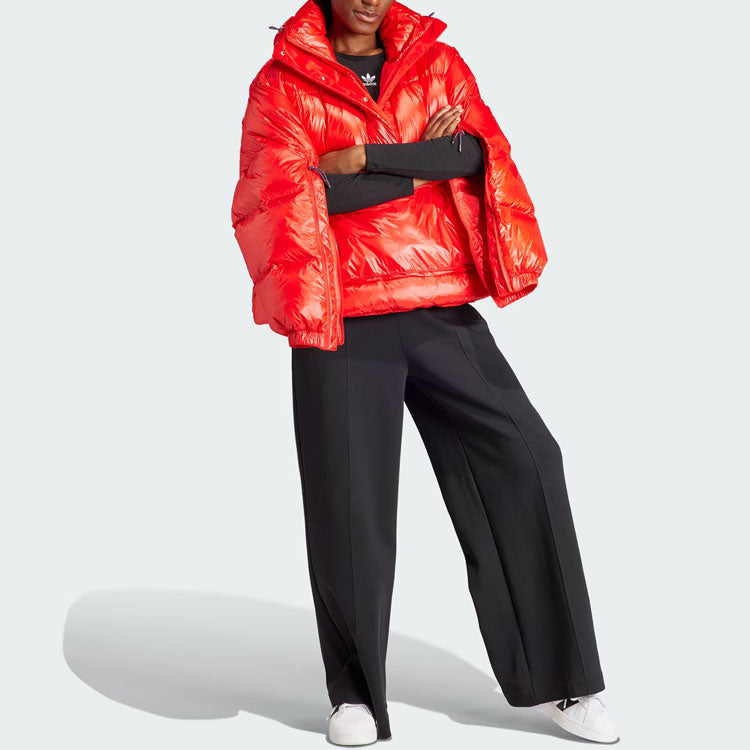(WMNS) adidas Originals Puffed Throw-Over Jacket 'Orange' IR7114