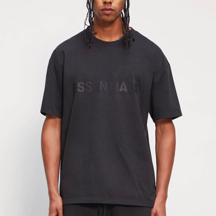 Fear of God Essentials FW20 Logo Tee 'Black' FOG-FW20-344