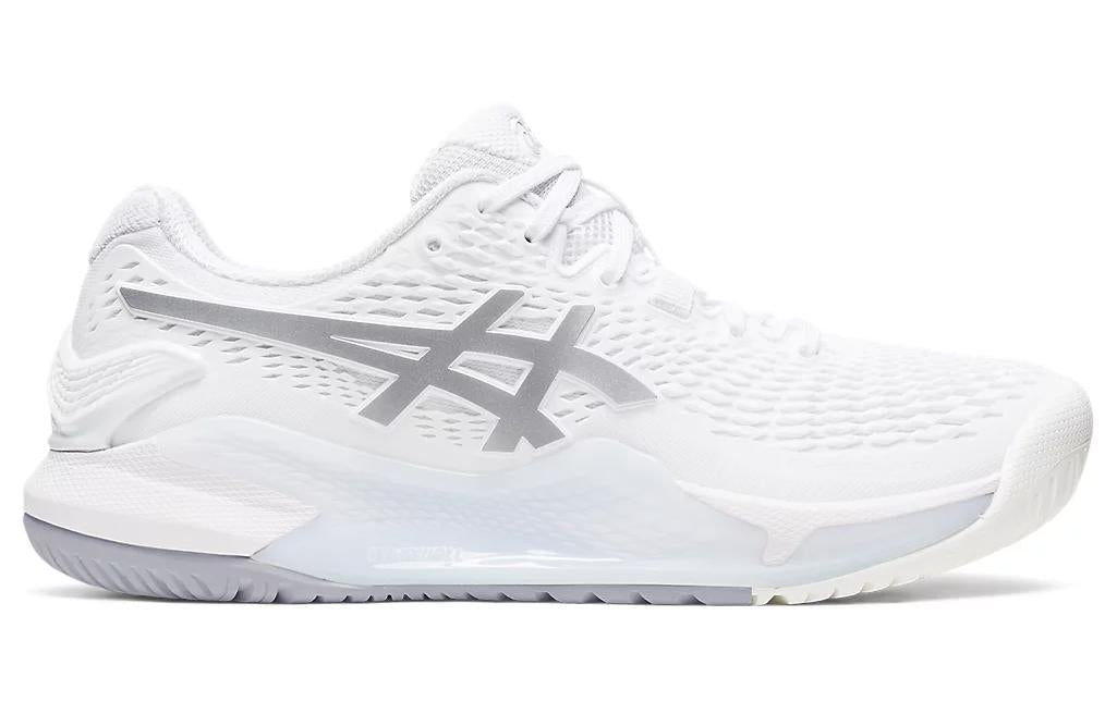 (WMNS) ASICS Gel-Resolution 9 Wide 'White Pure Silver' 1042A226-100