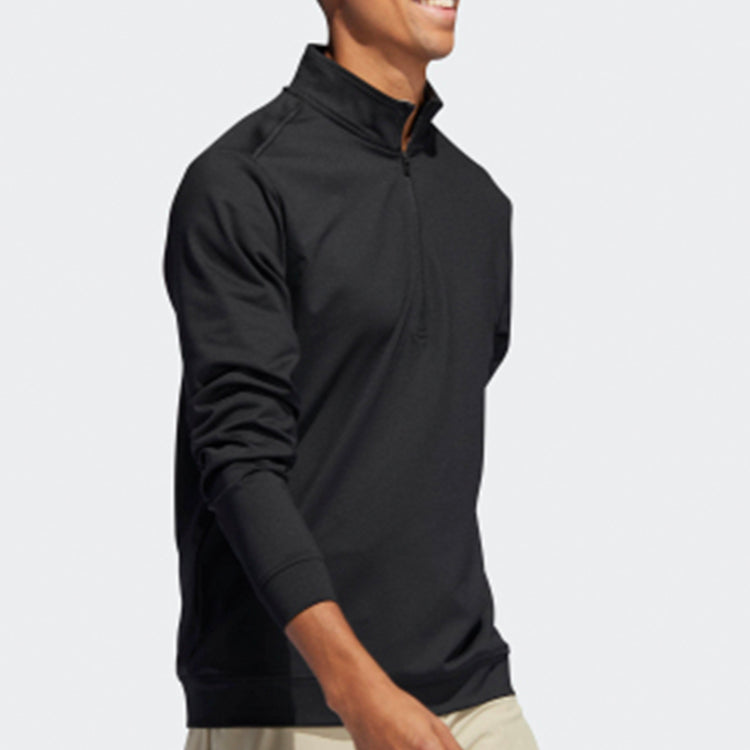 adidas Classic Club 1/4 Zip Sweatshirt - Black DQ2292