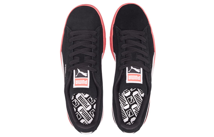 (WMNS) PUMA Suede Classic+ 'Ignite Pink Black' 372093-04