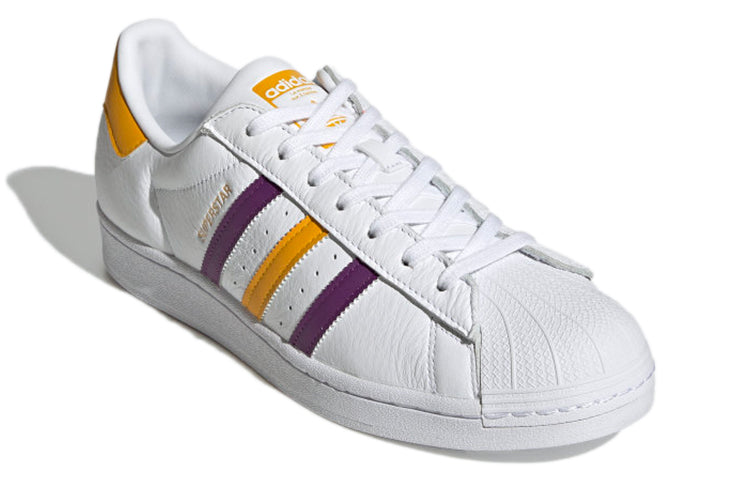 adidas Superstar 'White Gold Purple' FX4277