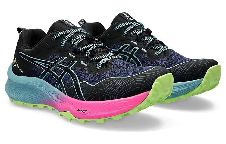(WMNS) ASICS Gel-Trabuco 11 'Black Gris Blue Gradient' 1012B424-002
