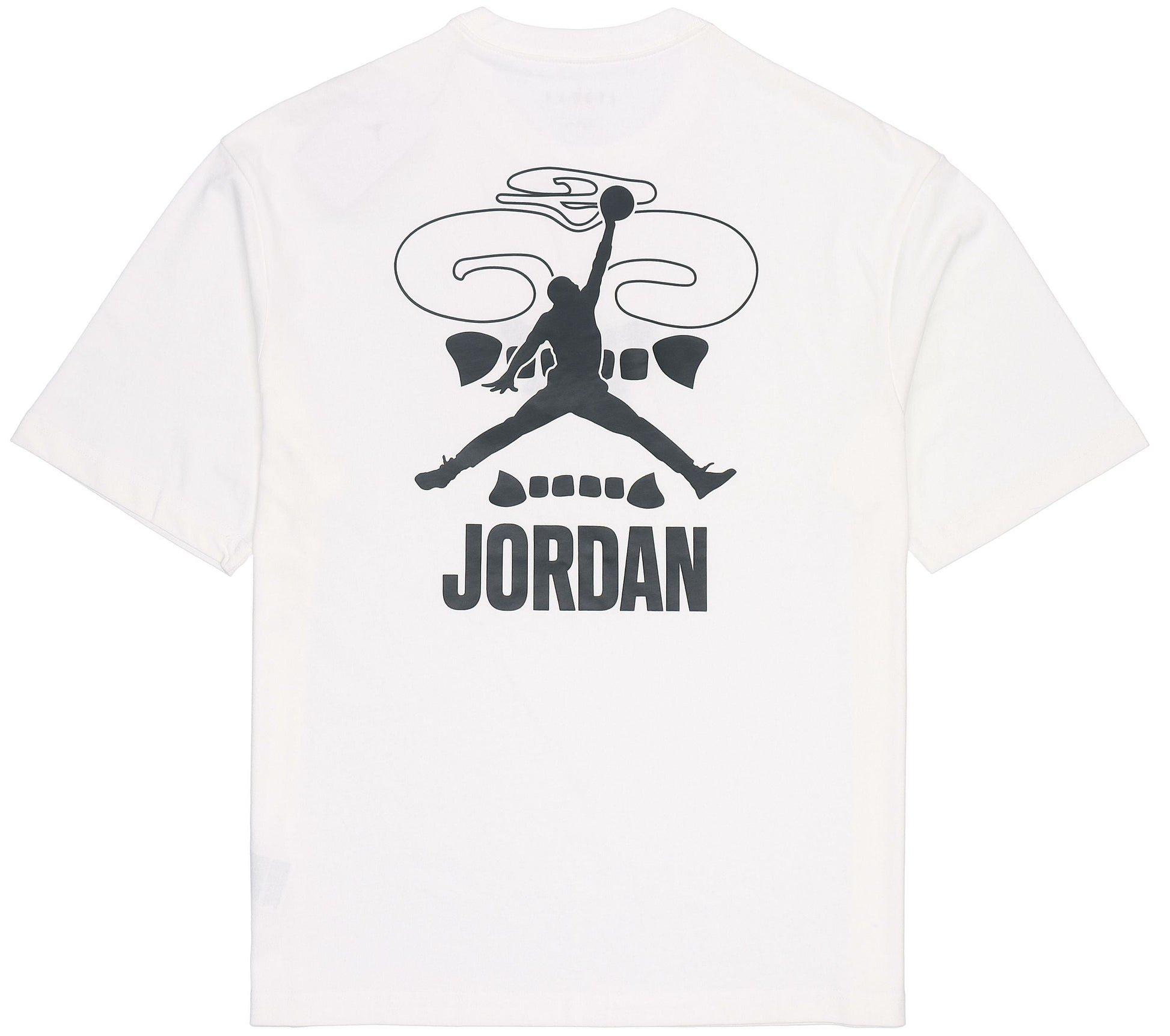 Air Jordan Round Neck Short Sleeve T-Shirt Unisex White DX5970-100
