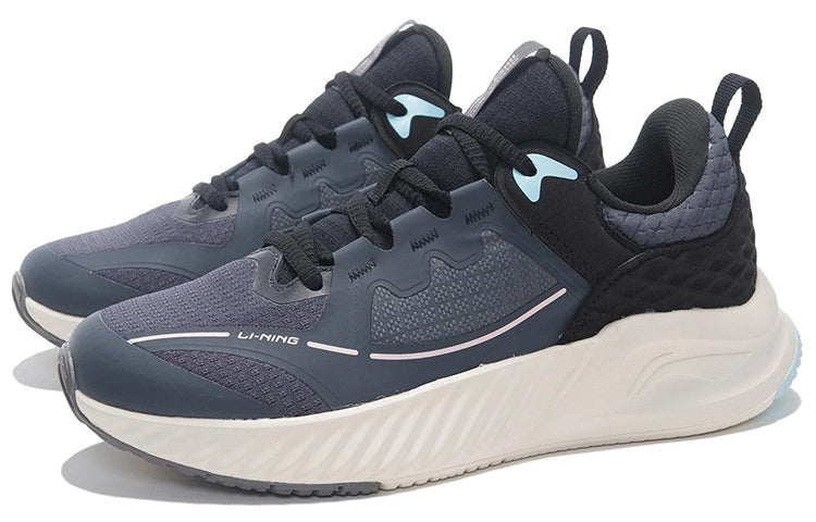 (WMNS) Li-Ning Sport Leisure 'Navy Grey White' AGLR236-2