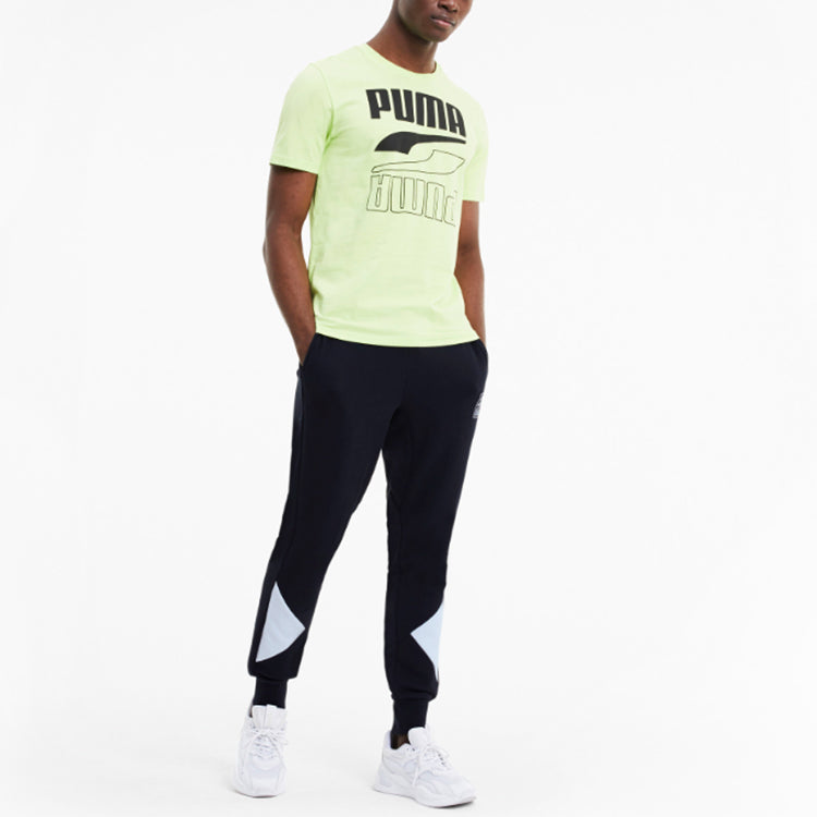 PUMA Rebel Block Pants 'Black White' 585290-01