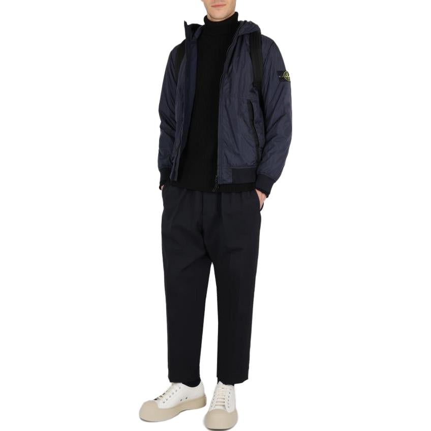 STONE ISLAND Waffen Patch Crinkle Labs Primaloft Jacket 'Navy' 791540823-V0020