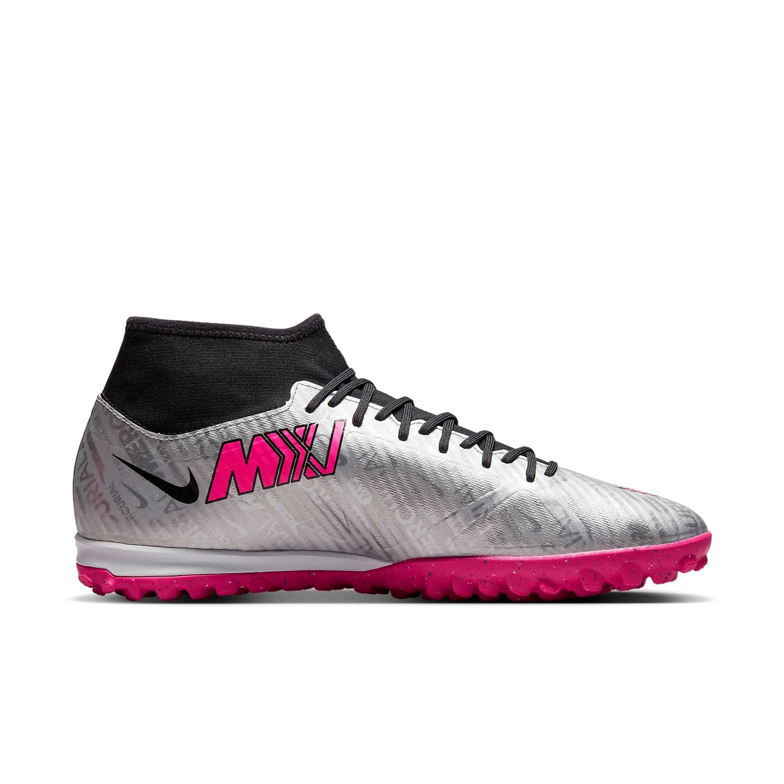 Nike Mercurial Superfly 9 Academy 25 TF 'Metallic Silver Hyper Pink' FB8398-060