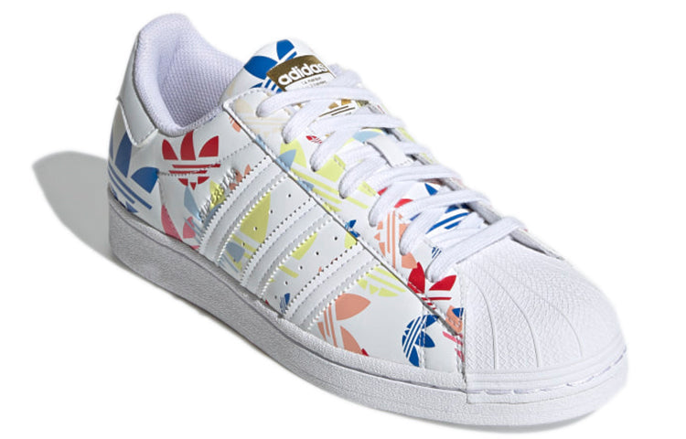 adidas Superstar 'Allover Trefoil - White Multi' H00183