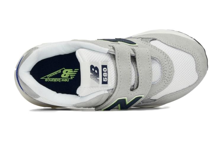 (PS) New Balance 580 Shoes 'Grey White Blue' PV580WT