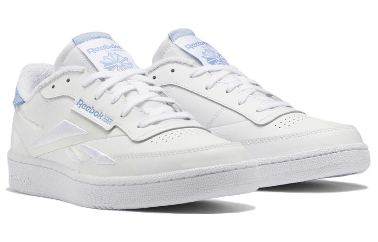 Reebok Club C 85 Casual Skateboarding Shoes Unisex White Blue GW7614