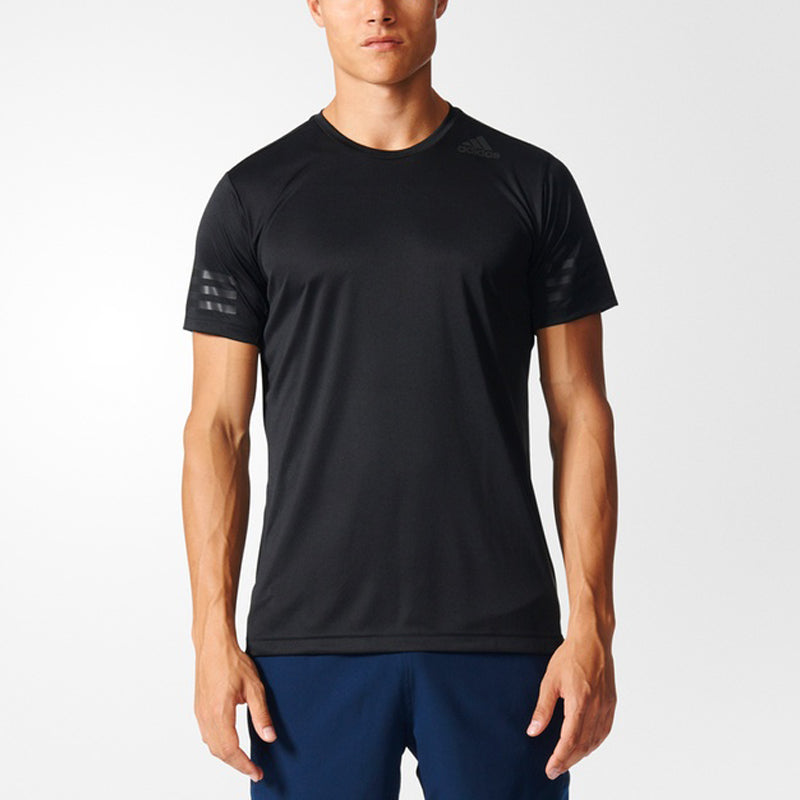 adidas Training Round Neck Pullover Sports Short Sleeve Black BK6120