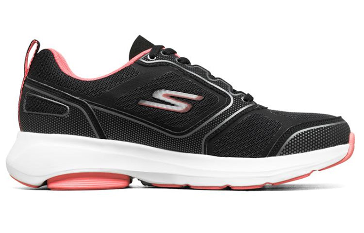 (WMNS) Skechers Go Run Viz Tech 'Black White Pink' 128031-BKCL