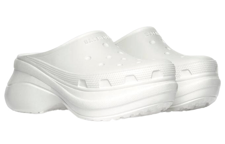 (WMNS) Balenciaga x Crocs Mules 'White' 720762W1S8E9000