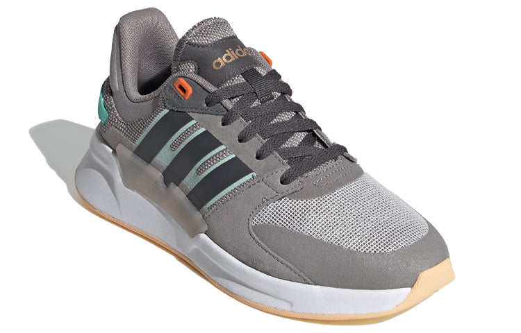 (WMNS) adidas neo Run 90s 'Grey White Green' EG8659